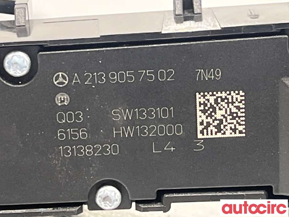 Bryter setevarme til Mercedes GLC 2015-2022 (X253) (X253) (MERCEDES|A2139057502)