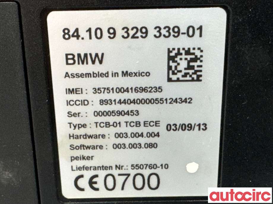 Styreenhet diverse til BMW X3 2010-2017 (F25) (F25) (BMW|84109362848||84109329339)