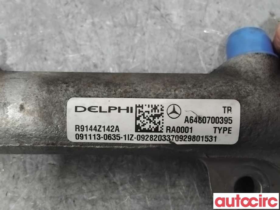 Dyseskinne (fuelrail) til Mercedes C-Klasse 2007-2011 (Fase 1) (W204) (W204) (MERCEDES|A6460700395|R9144Z142A)