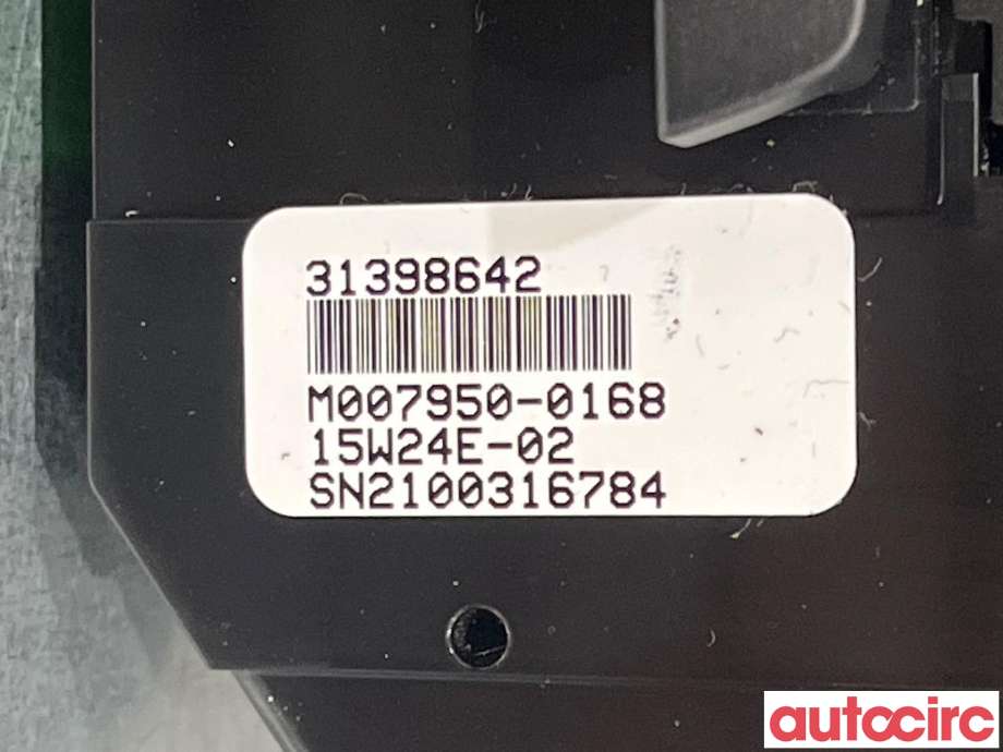 Varmeapparat betjening til Volvo V40 2012-2019  (VOLVO|31398642)