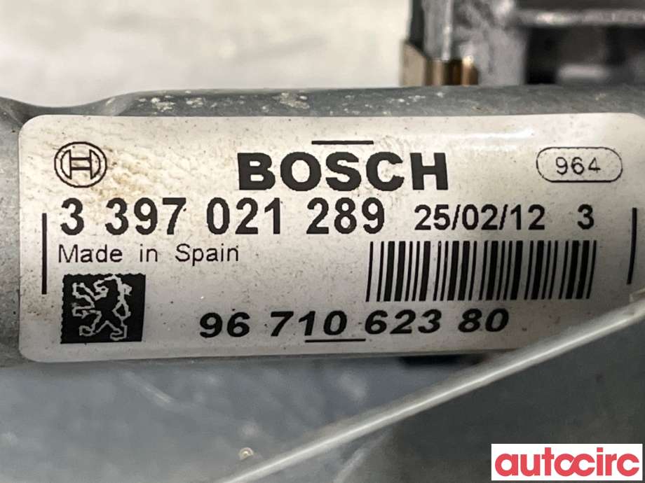 Viskermotor frontrute til Peugeot 3008 2009-2016 (Type I)  (PEUGEOT|6405PA|9671062380)