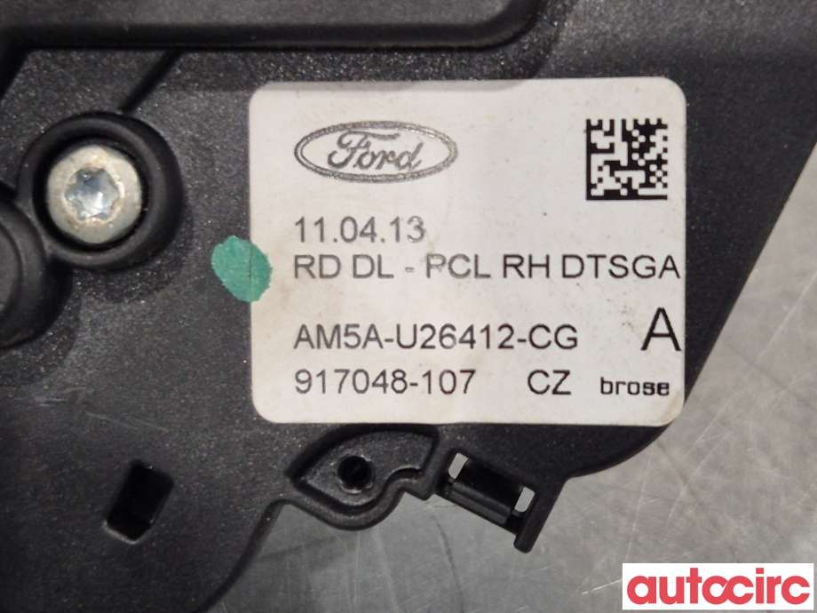 Låsekasse høyre bak til Ford C-Max 2010-2015 (Type II, Fase 1)  (FORD|1875015|AM5A-U26412-CG)