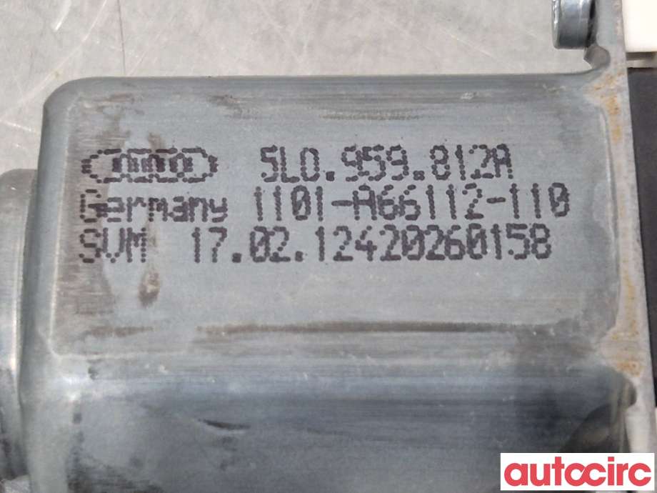Ruteheis høyre bak til Škoda Yeti 2009-2013 (Fase 1)  (SKODA|5L0959812A)