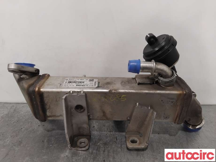 EGR-kjøler til Nissan Qashqai 2010-2014 (Type I, Fase 2)  (NISSAN|1473500QAB|8200719993|1471300Q1A)