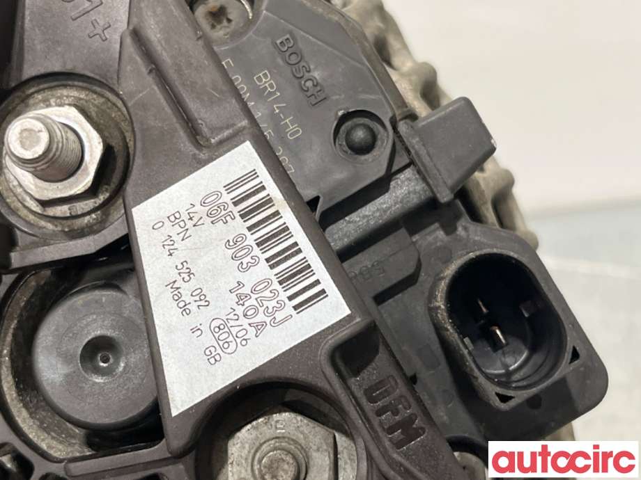 Dynamo til Audi A4 2004-2008 (Type III) (B7) (B7) (AUDI|06F903023FX|0124525092|06F903023J)