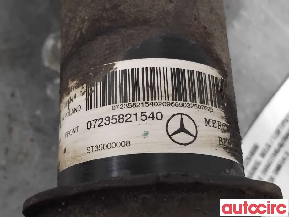 Fjær foran nivå luftpute/belg til Mercedes Vito 2014-->> (W447) (W447) (MERCEDES|A4473204800||7235821540)