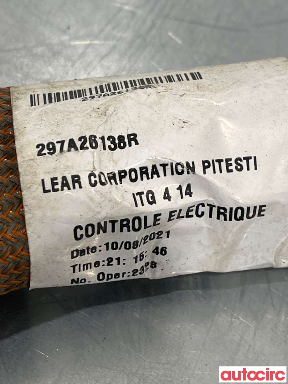 Kabel høy volt (HV) hybrid til Renault Zoe 2013-2019 (Fase 1)  (RENAULT|297A26138R)