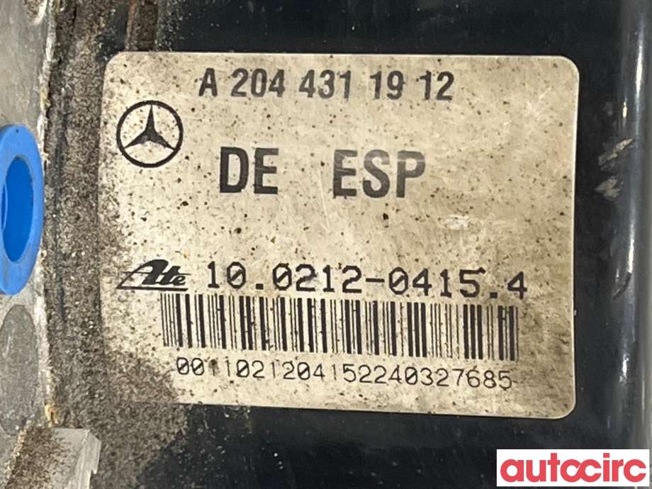 ABS sentral til Mercedes C-Klasse 2007-2011 (Fase 1) (W204) (W204) (MERCEDES|A2044315512||A2044311912)