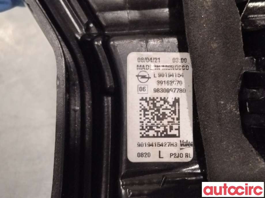Baklykt venstre indre til Opel Corsa F 2019-->>  (OPEL|9830097780|L90194154)
