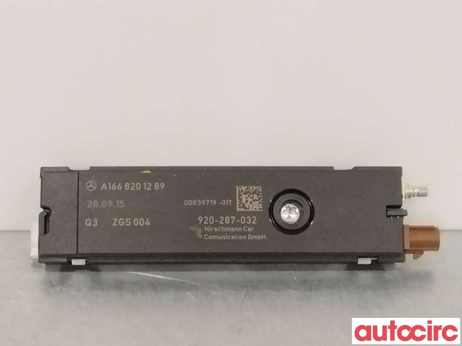 Antenne forsterker til Mercedes C-Klasse, 2014-2018 (Fase 1) (W205) (W205) (MERCEDES|A1668201289)