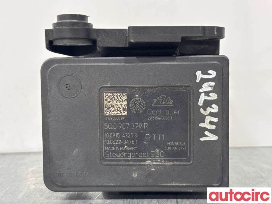 ABS sentral til Škoda Octavia 2013-2016 (Type III, Fase 1)  (SKODA|5Q0614517Q|100220-02924)