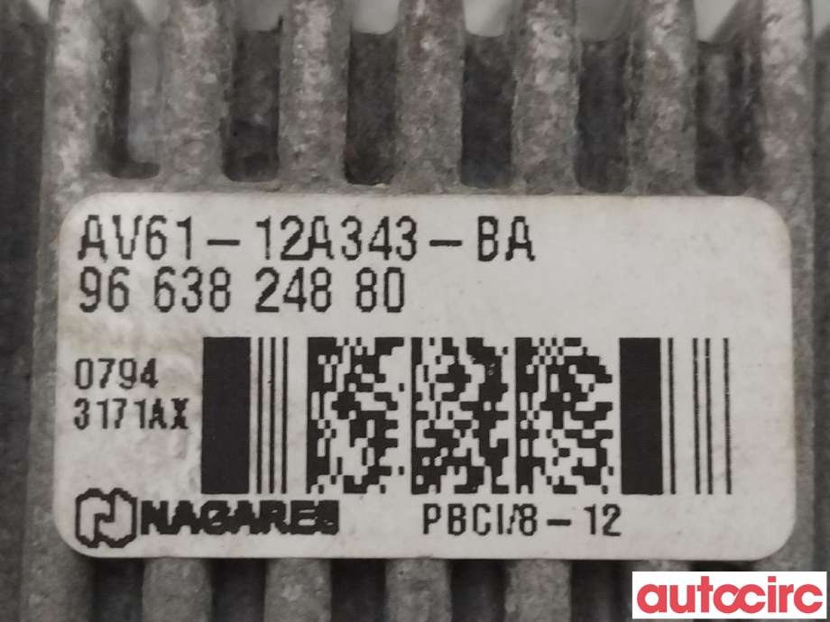 Rele gløde til Citroën Berlingo 2015-2019 (Type II, Fase 2)  (CITROEN|598144|9663824880)