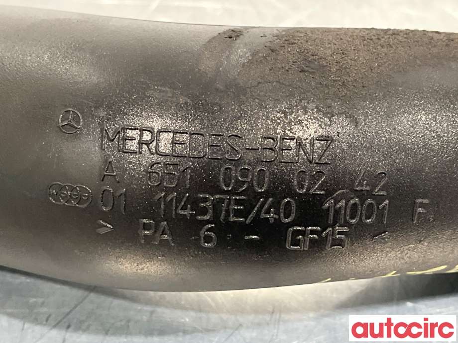 Turbo rør til Mercedes E-Klasse 2009-2013 (Fase 1) (W212) (W212) (MERCEDES|A6510903842||A6510900242)