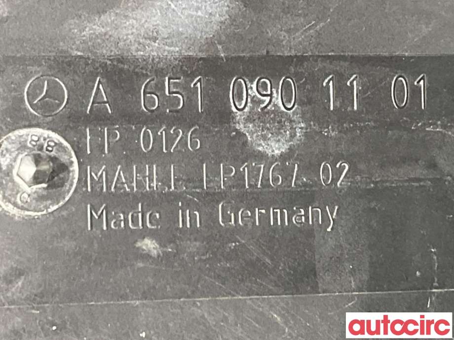 Luftfilterboks til Mercedes E-Klasse 2009-2013 (Fase 1) (W212) (W212) (MERCEDES|A6510901101)