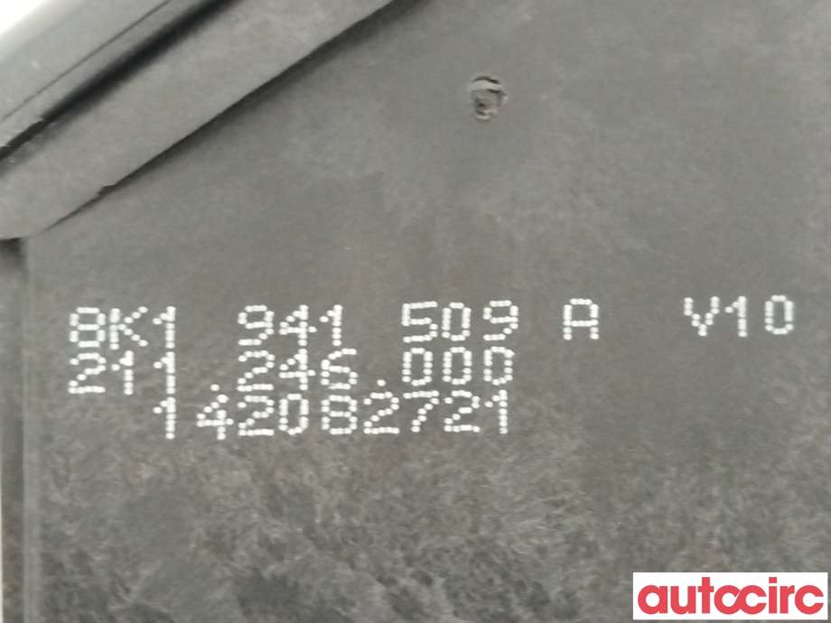 Bryter nødblink til Audi A4 2007-2014 (Type IV) (B8) (B8) (AUDI|8K1941509A)