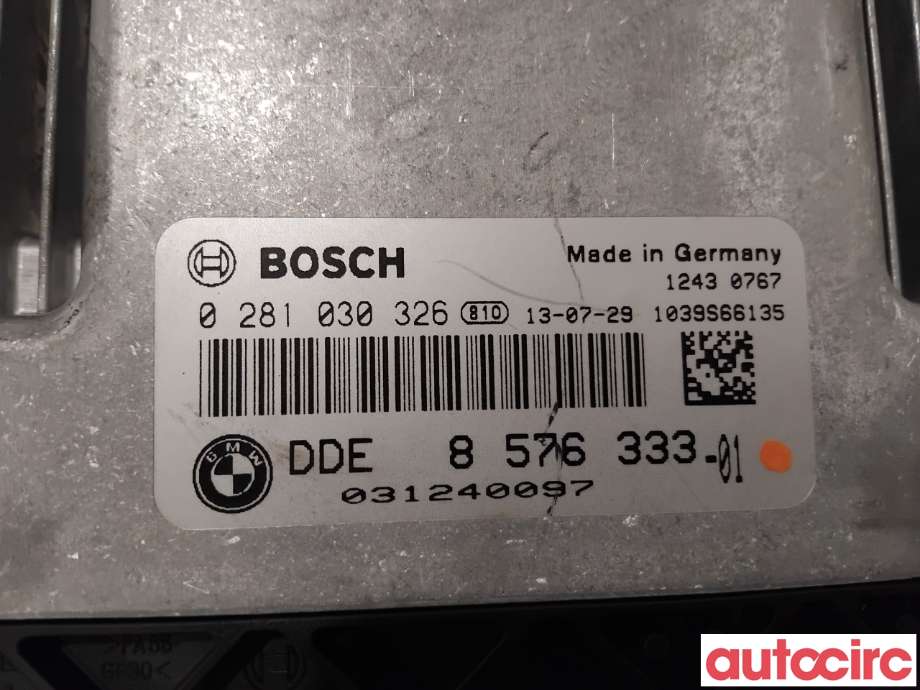 Styreenhet motor til BMW X3 2010-2017 (F25) (F25) (BMW|13618576333|0281030326|8576333)