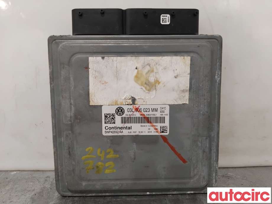 Styreenhet motor til VW Golf VI 2008-2012  (VOLKSWAGEN|03L997557T|5WP42692AA|03L906023MM)