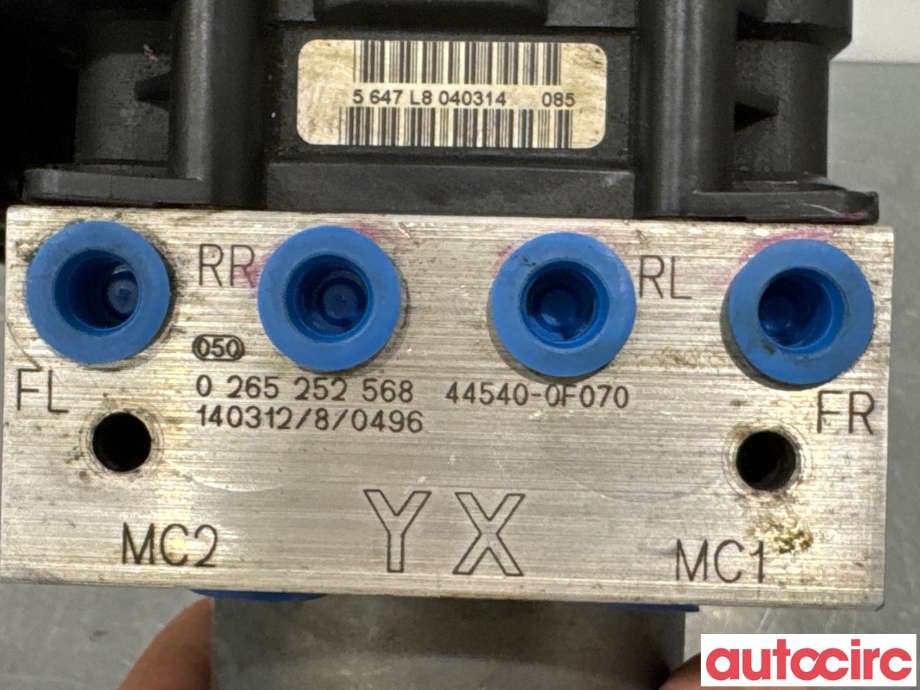 ABS sentral til Toyota Verso 2009-2016 (Type III) (TOYOTA|440500F090|0265252568|44540-0F070)