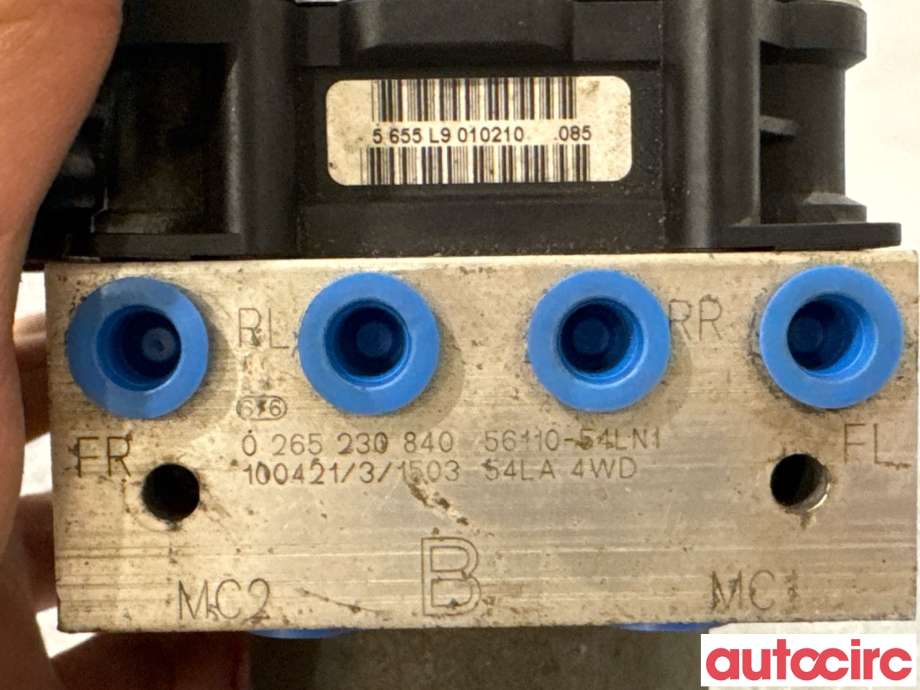 ABS sentral til Suzuki SX4 2009-2013 (Type I, Fase 2) (SUZUKI|56100-51M90|0265230840|56110-54LN1)