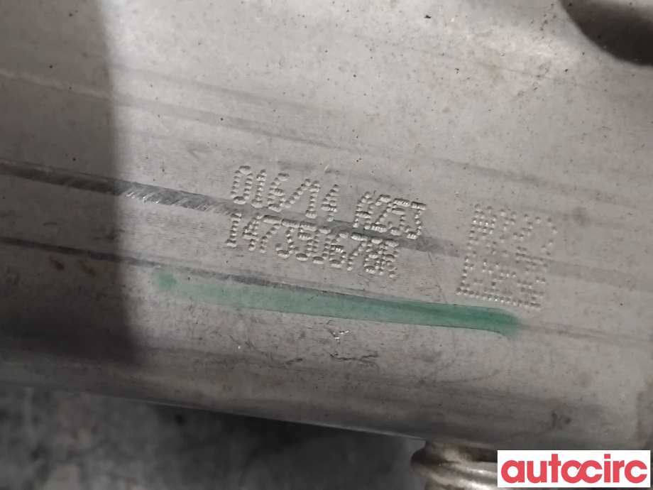 EGR-kjøler til Nissan Qashqai 2014-2021 (Type II)  (NISSAN|1473500QAN||147350678R)