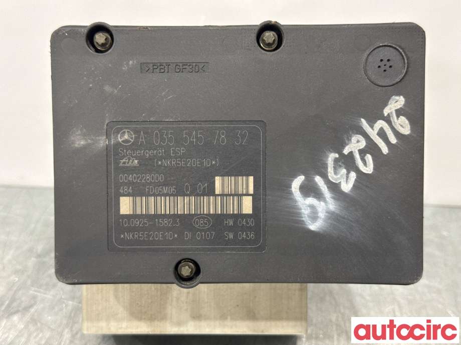 ABS sentral til Mercedes C-Klasse 2004-2007 (Fase 2) (W203) (W203) (MERCEDES|A0044316212|100204-04734|A0054317412)