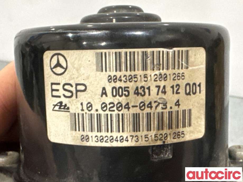 ABS sentral til Mercedes C-Klasse 2004-2007 (Fase 2) (W203) (W203) (MERCEDES|A0044316212|100204-04734|A0054317412)