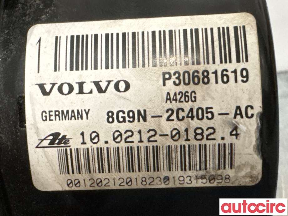 ABS sentral til Volvo V70 2007-2013 (Type III, Fase 1)  (VOLVO|31329140|100212-01824|30681619)