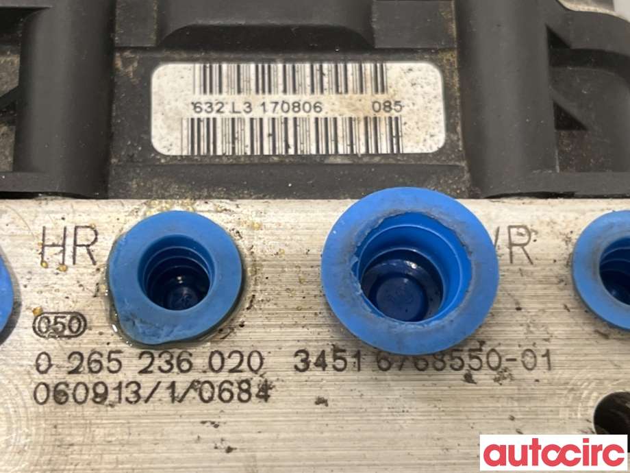 ABS sentral til BMW 5-Serie 2003-2010 (E60/E61) (E60/E61) (BMW|34516791108|0265236020|34516768550)