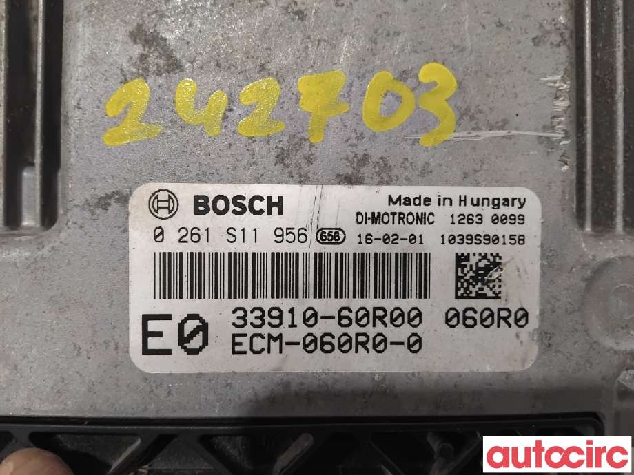 Styreenhet motor til Suzuki Vitara 2015-->> (Type IV)  (SUZUKI|33910-60R00|0261S11956)
