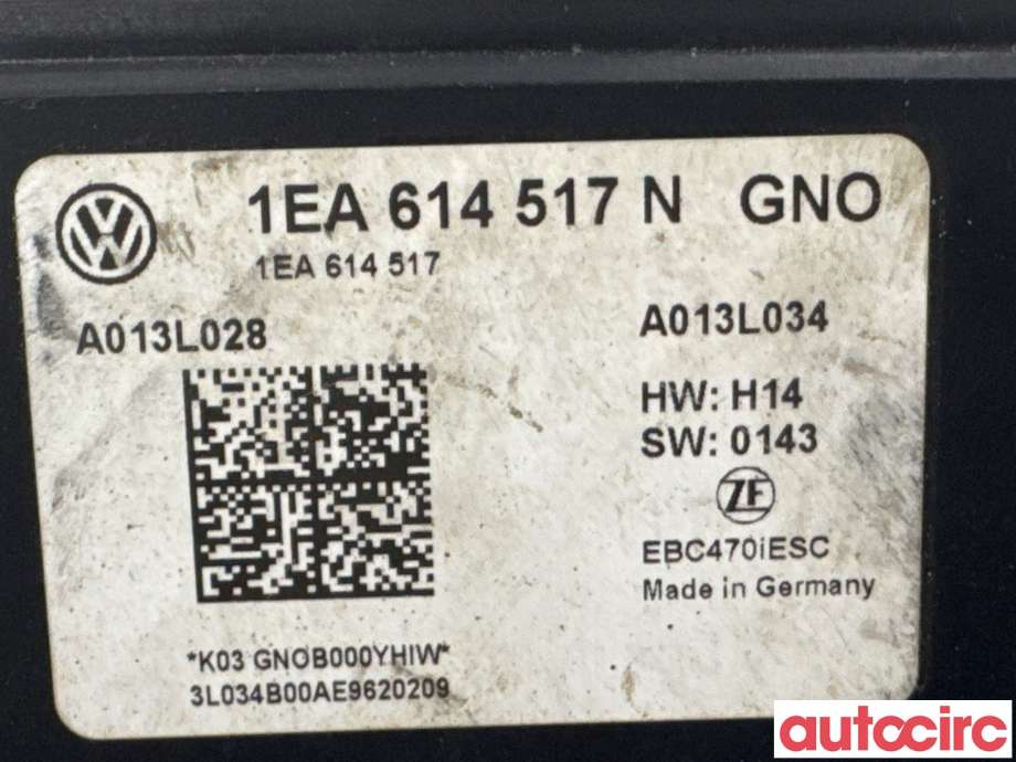 ABS sentral til VW ID.3 2020-->> (VOLKSWAGEN|NO NR|A013L028|1EA614517N)