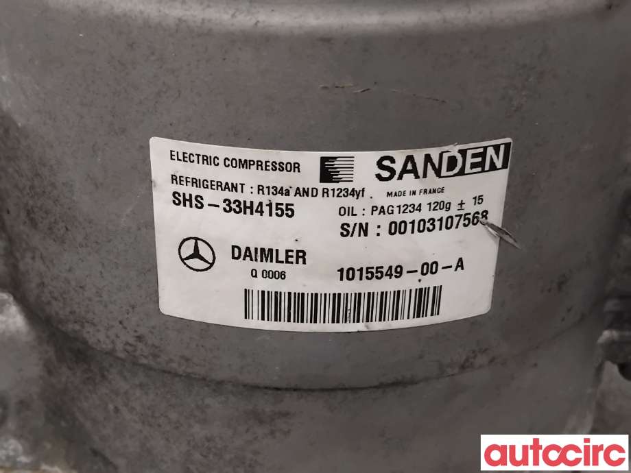 Aircondition kompressor til Mercedes B-Klasse 2011-2018 (W246) (W246) (MERCEDES|A0032305111|SHS-33H4155|1015549-00-A)
