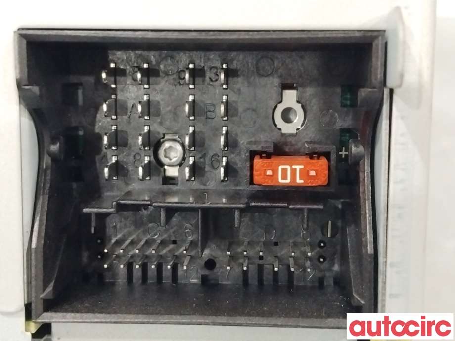 Bilstereo til VW Caddy 2010-2015 (Type III, Fase 2) (VOLKSWAGEN|1K0057186B|1K0035186AQ)