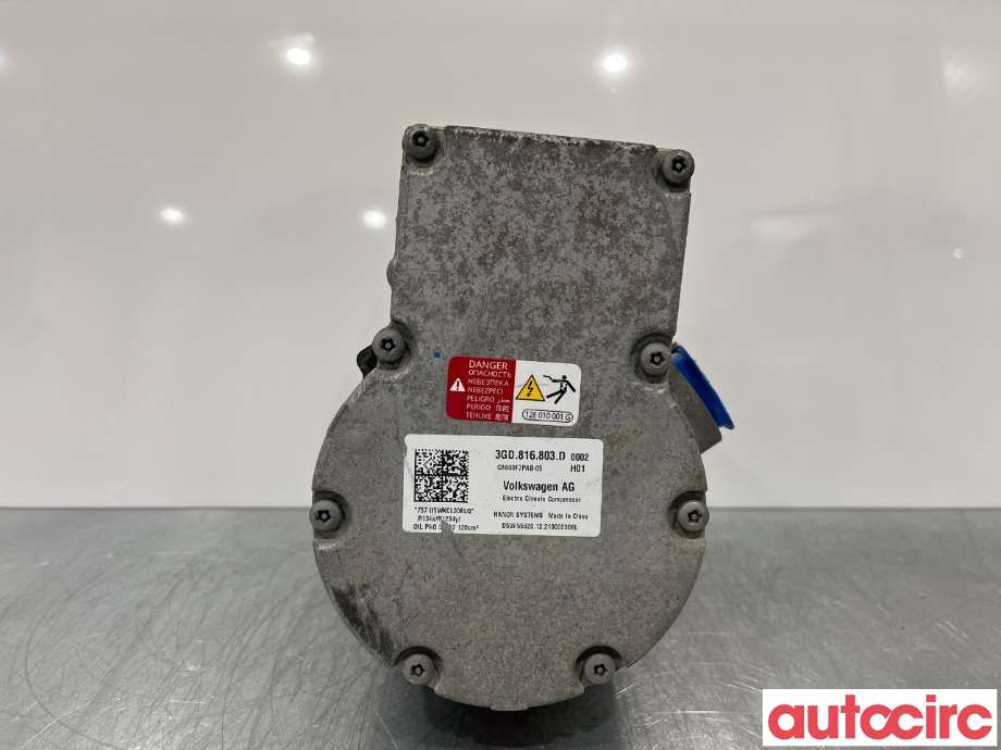 Aircondition kompressor til VW Passat 2015-2019 (Fase 1) (B8) (B8) (VOLKSWAGEN|5QE816803L|CA600F7PAB-05|3GD816803D)