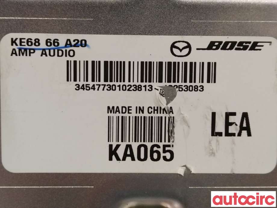 Bilstereo forsterker til Mazda CX-5 2012-2017 (Type I) (MAZDA|KE68-66-A20)