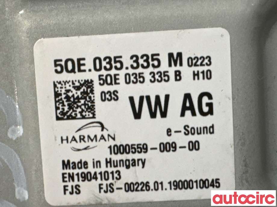 Styreenhet diverse til VW e-Golf 2017-2020 (Fase 2)  (VOLKSWAGEN|5QE035335M|1000559-009-00)