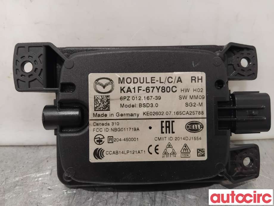 Sensor radar til Mazda CX-5 2012-2017 (Type I) (MAZDA|KA1F-67-Y80E|6PZ012167-39|KA1F-67Y80C)