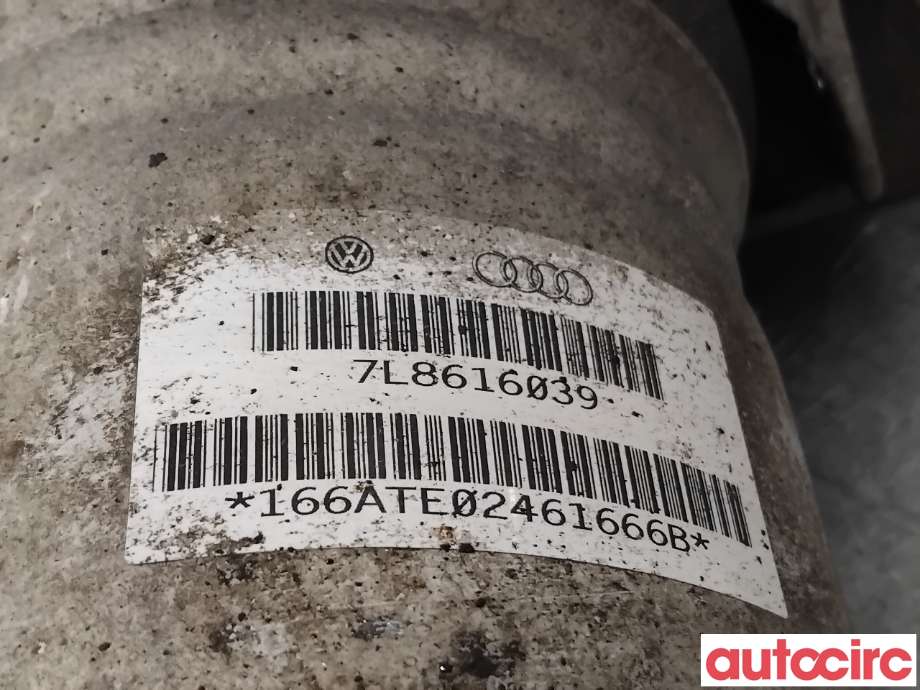 Fjær foran nivå luftpute/belg til Audi Q7 2006-2010 (Type I, Fase 1) (AUDI|7L8616039HX|151400-03834|7L8616039H)