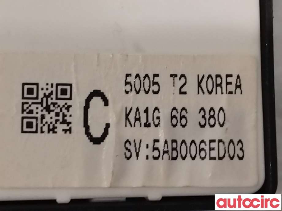 Bryter ruteheis til Mazda CX-5 2012-2017 (Type I)  (MAZDA|KA1G-66-380)