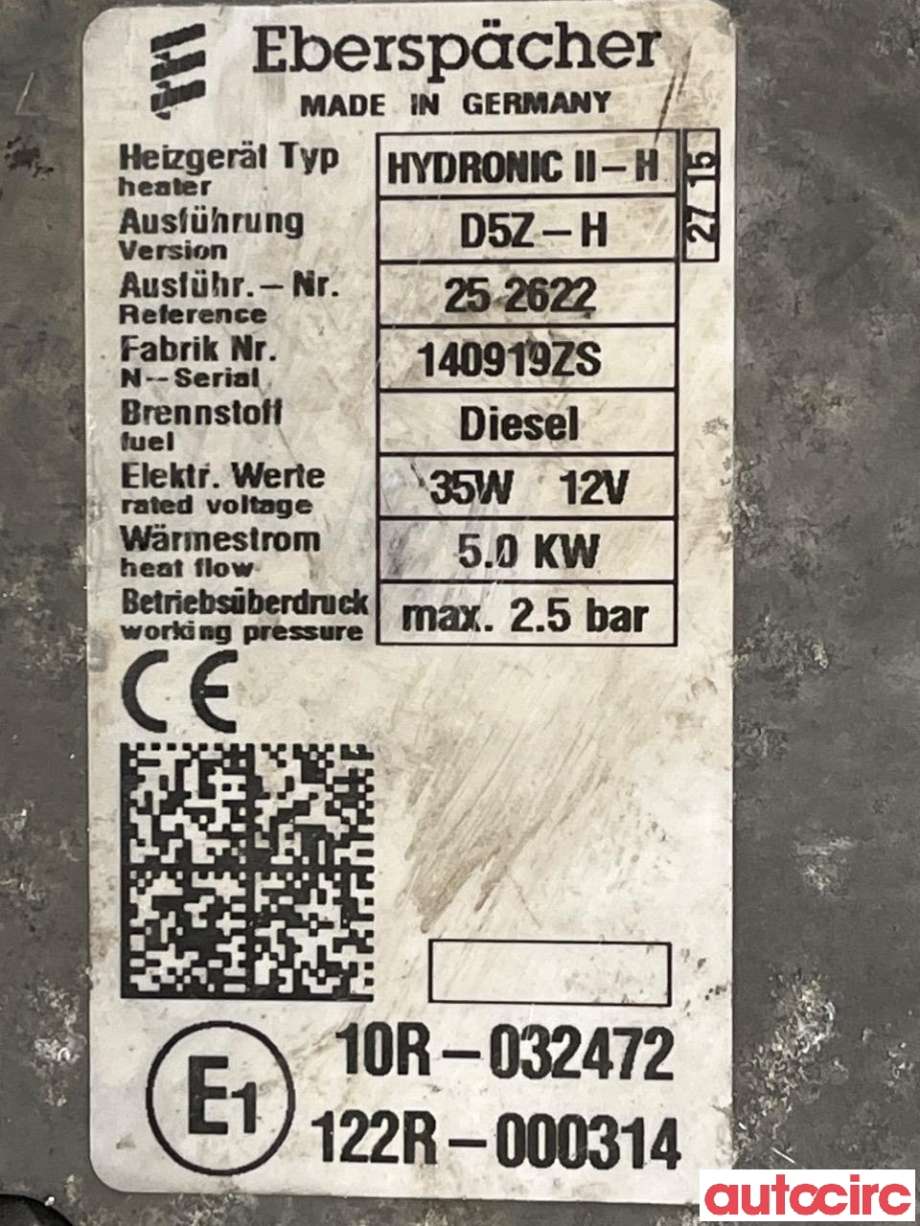 Motorvarmer elektrisk til Toyota Avensis 2015-2019 (Type III, Fase 2) (TOYOTA|8711002020|140919ZS)