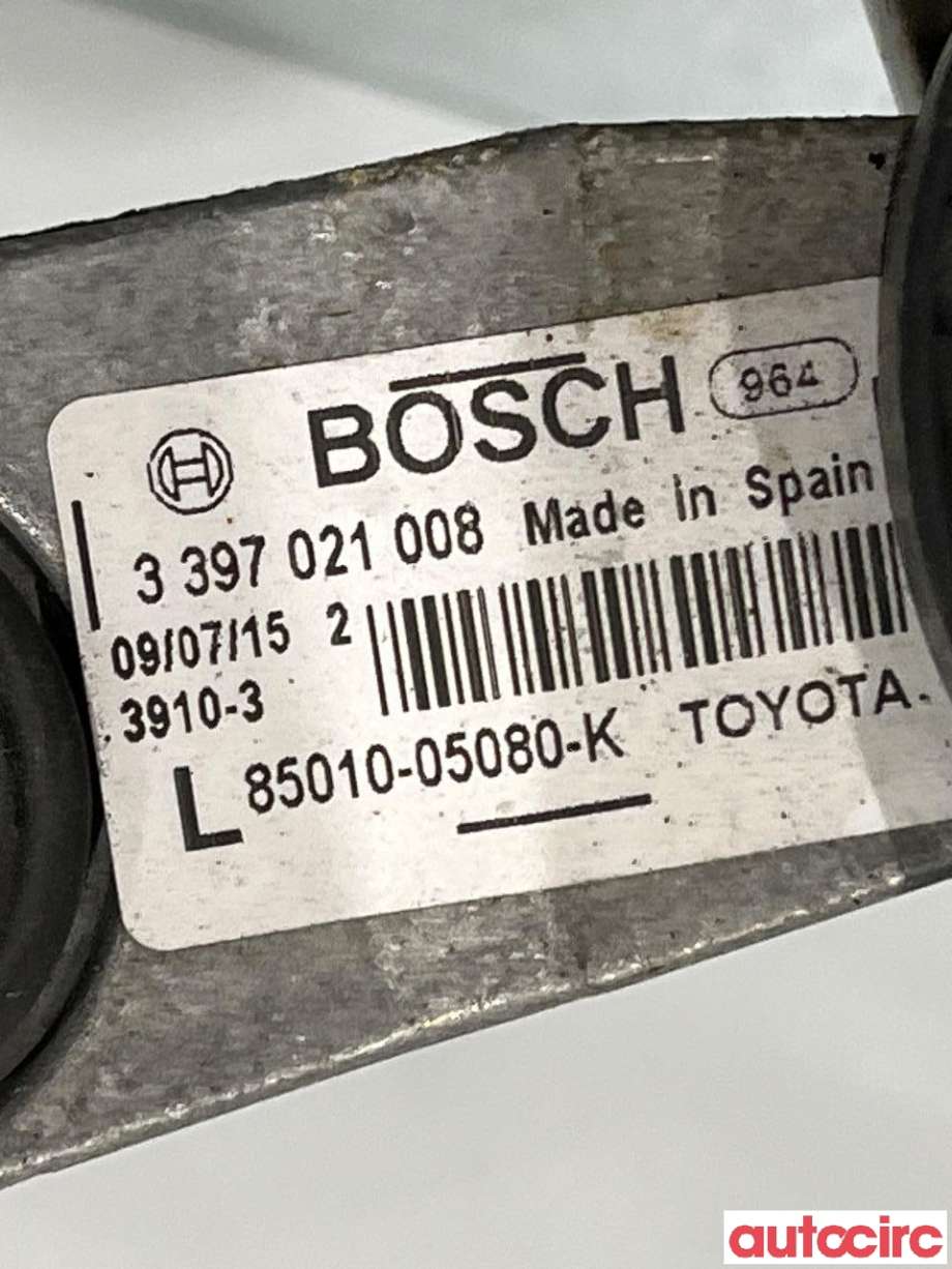 Viskermotor frontrute til Toyota Avensis 2015-2019 (Type III, Fase 2)  (TOYOTA|8501005080|0390241642|85110-05070)