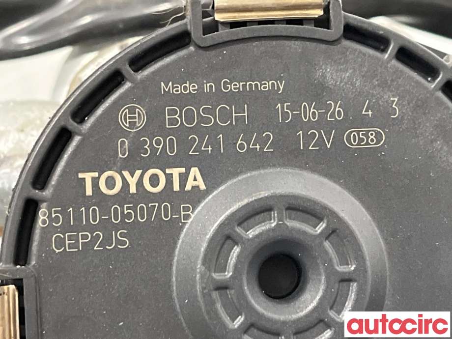 Viskermotor frontrute til Toyota Avensis 2015-2019 (Type III, Fase 2)  (TOYOTA|8501005080|0390241642|85110-05070)