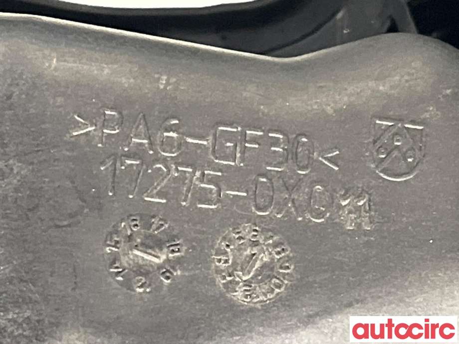 Turbo rør til Toyota Avensis 2015-2019 (Type III, Fase 2) (TOYOTA|172750X011|17275-0X011)