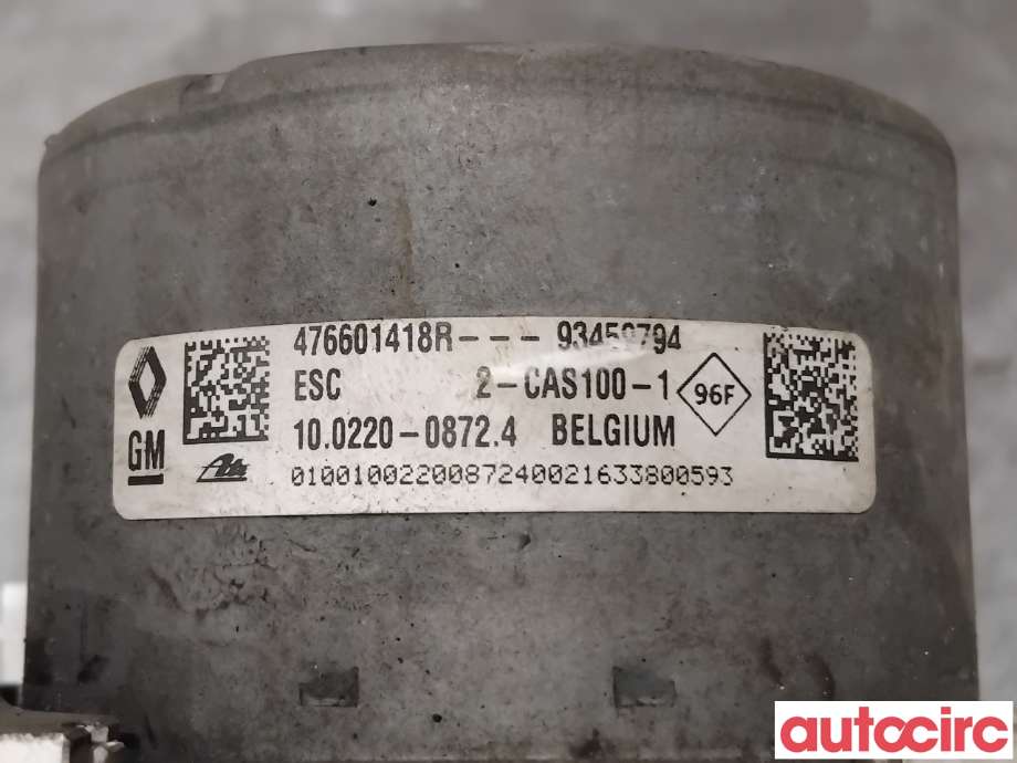 ABS sentral til Opel Vivaro B 2014-2019  (OPEL|95524008|100915-14783|476601418R)