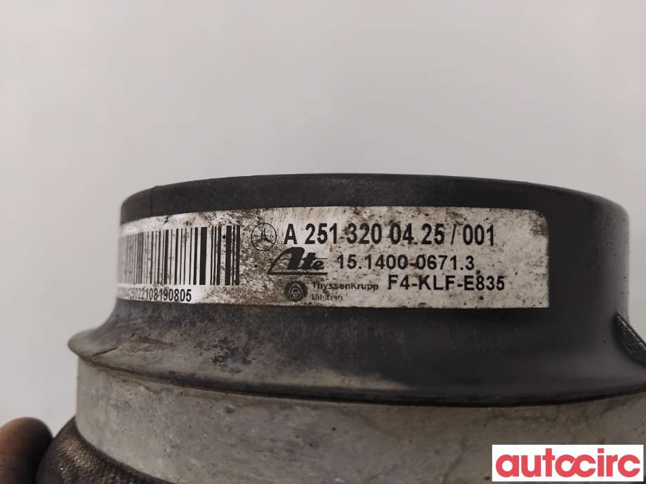 Fjær foran nivå luftpute/belg til Mercedes R-Klasse 2006-2013 (W251) (W251) (MERCEDES|A2513200425|151400-06713)