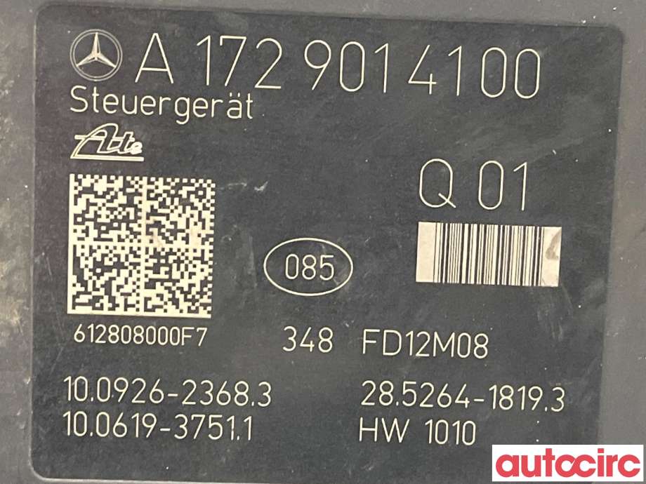 ABS sentral til Mercedes C-Klasse 2011-2014 (Fase 2) (W204) (W204) (MERCEDES|A1724314412|100926-23683|A1724314312)