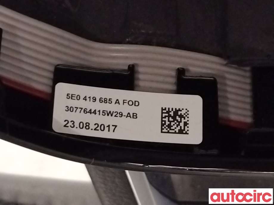 Ratt til Škoda Octavia 2017-2020 (Type III, Fase 2) (SKODA|5E0419091BJ)