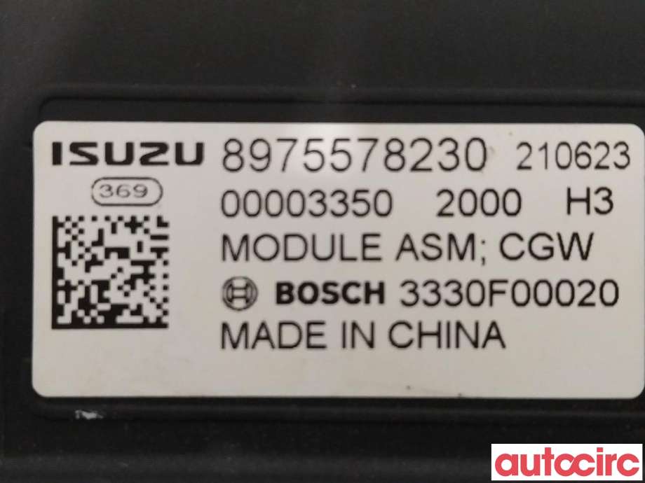 Styreenhet diverse til Isuzu D-Max 2021-->> (Type III) (ISUZU|8975578230)