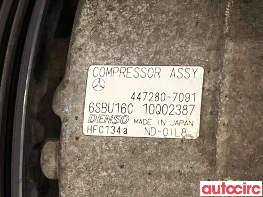 Aircondition kompressor til Mercedes C-Klasse 2011-2014 (Fase 2) (W204) (W204) (MERCEDES|A0008302700|447280-7091|A0032308711)