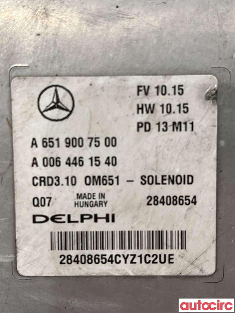 Styreenhet motor til Mercedes C-Klasse 2011-2014 (Fase 2) (W204) (W204) (MERCEDES|A6519007500|28408654|A0064461540)