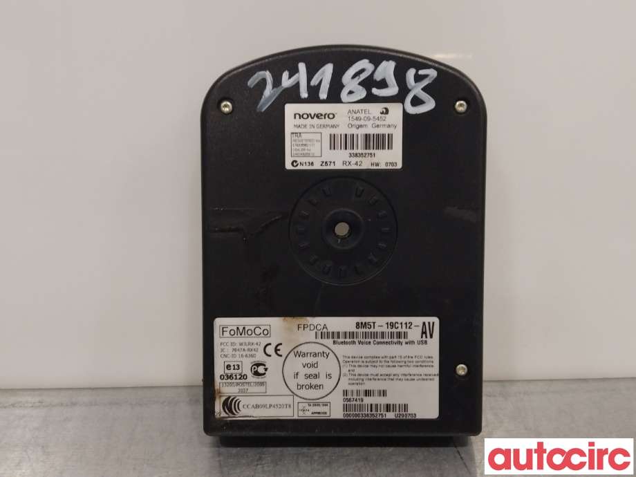 Styreenhet bluetooth til Ford Ranger 2012-2015  (FORD|1806653|8M5T-19C112-AV)